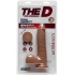 The D Realistic D 7 inches Slim Dildo with Balls Brown - Realistic Dildos & Dongs