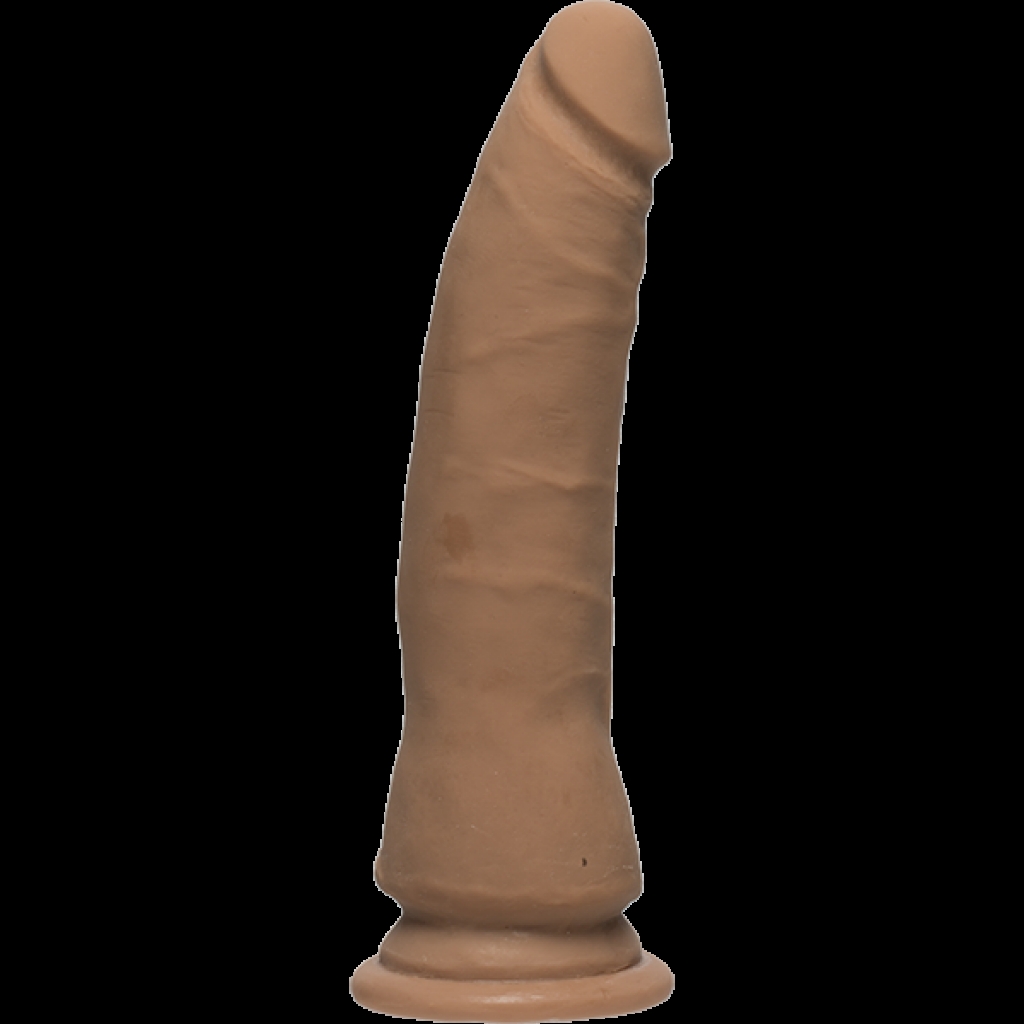 The D Slim Thin D 7 inches Ultraskyn Brown Dildo - Realistic Dildos & Dongs