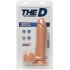 The D The Perfect D 8 inches Dildo with Balls Beige - Realistic Dildos & Dongs