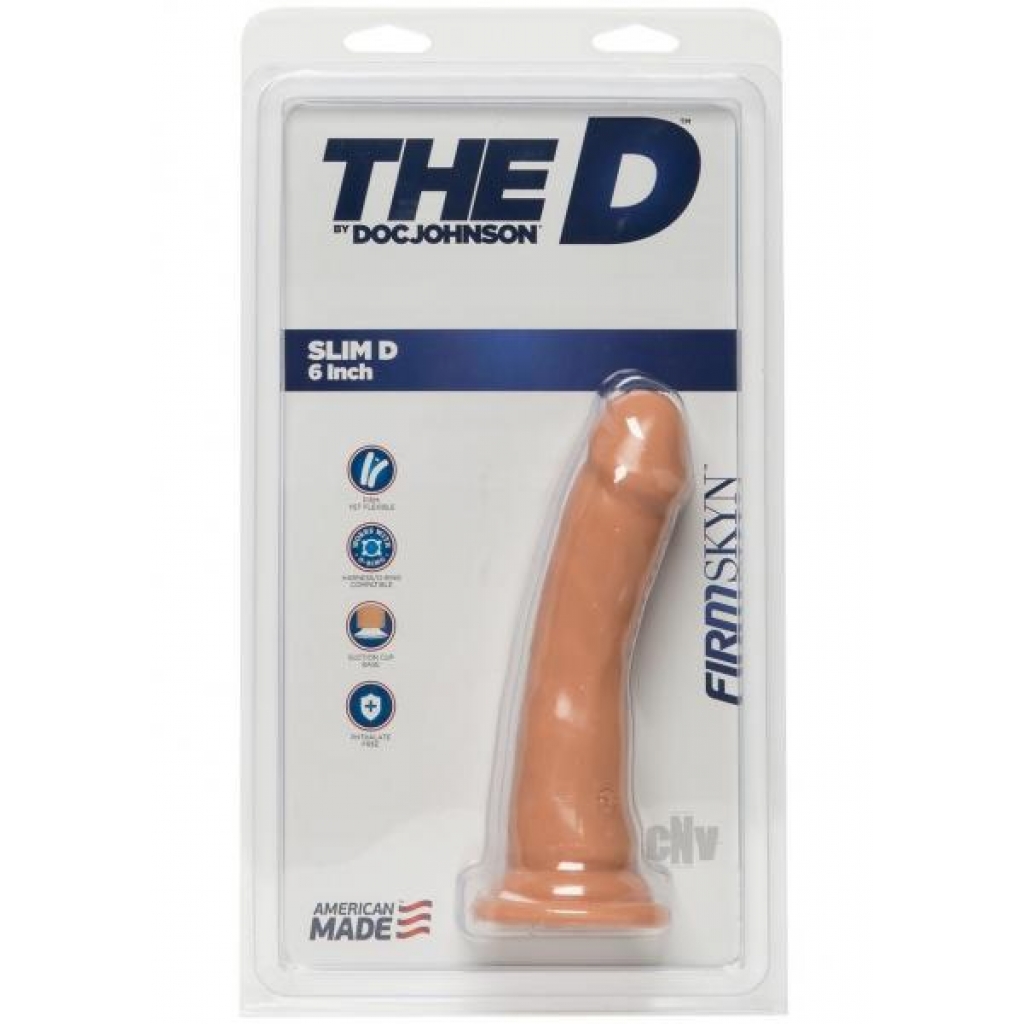 The Slim D Firmskyn 6 Vanilla - Realistic Dildos & Dongs