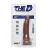 The D Thin D 7 inches Firmskyn Caramel Brown Dildo - Realistic Dildos & Dongs