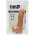 The D Master D 12 inches Dildo with Balls Firmskyn Beige - Extreme Dildos