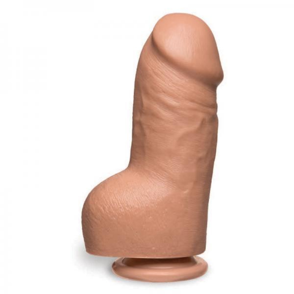 The D Fat D 8 inches With Balls Firmskyn Beige Dildo - Realistic Dildos & Dongs