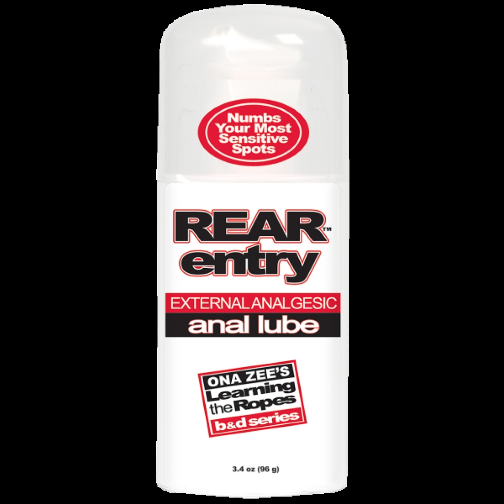 Ona Zees Rear Entry Desensitizing Anal Lube 3.4oz - Anal Lubricants