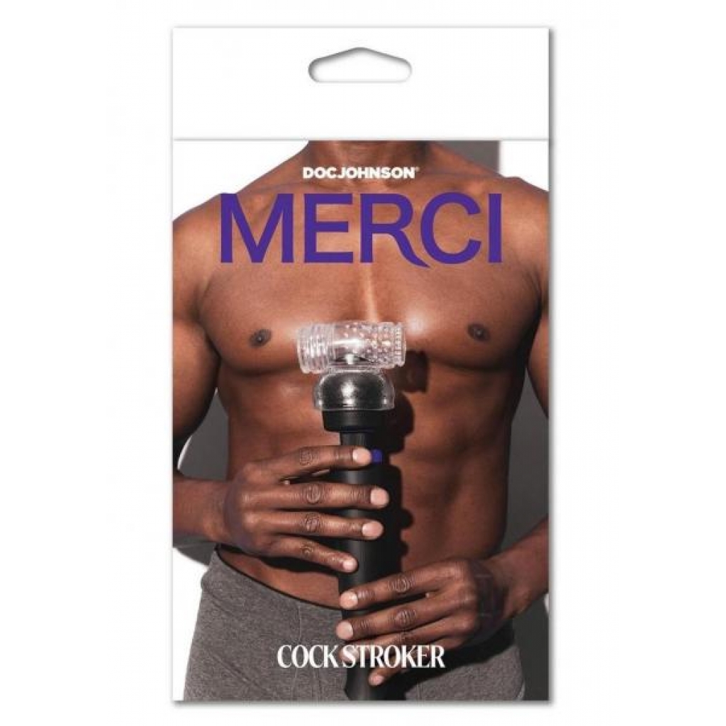 Merci Wand Attachment Cock Stroker Clear - Kits & Sleeves