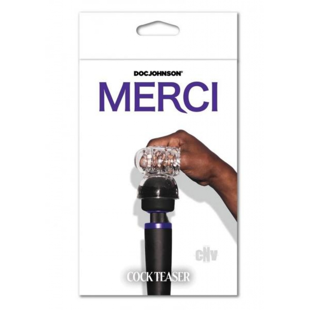 Merci Wand Attachment Cock Teaser Clear - Kits & Sleeves