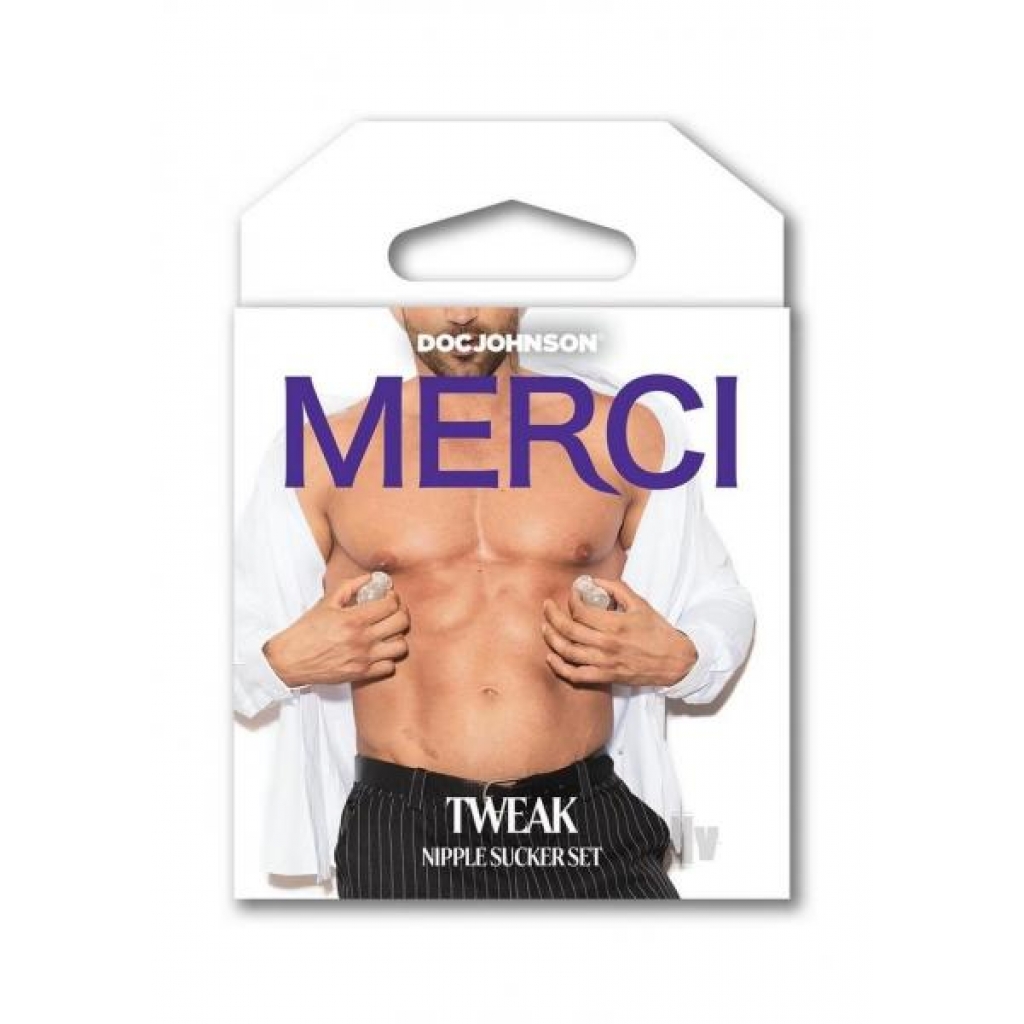 Merci Tweak Set Nipple Suckers - Clear