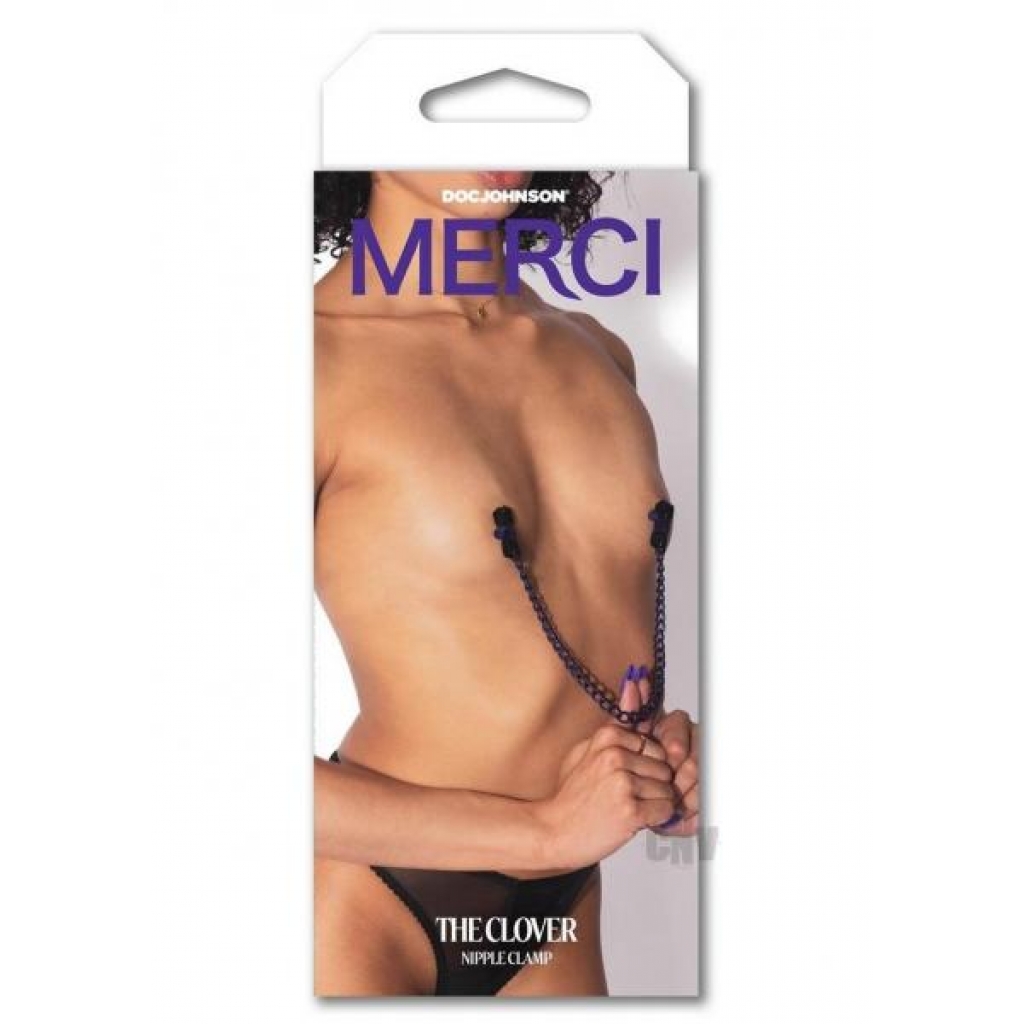 Merci Chained Up Purple - Nipple Clamps