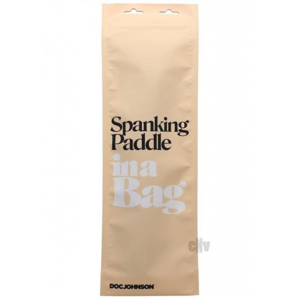 In A Bag Spanking Paddle Black - Paddles