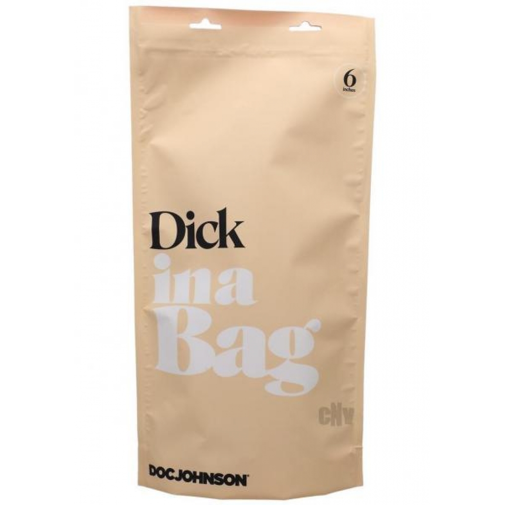 In A Bag Dick 6in Clear - Realistic Dildos & Dongs