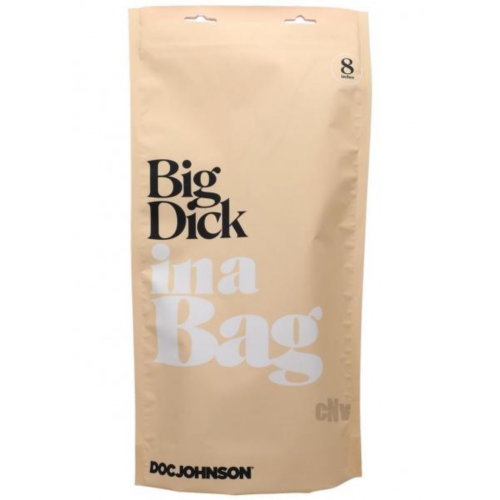 In A Bag Big Dick 8in Clear - Realistic Dildos & Dongs