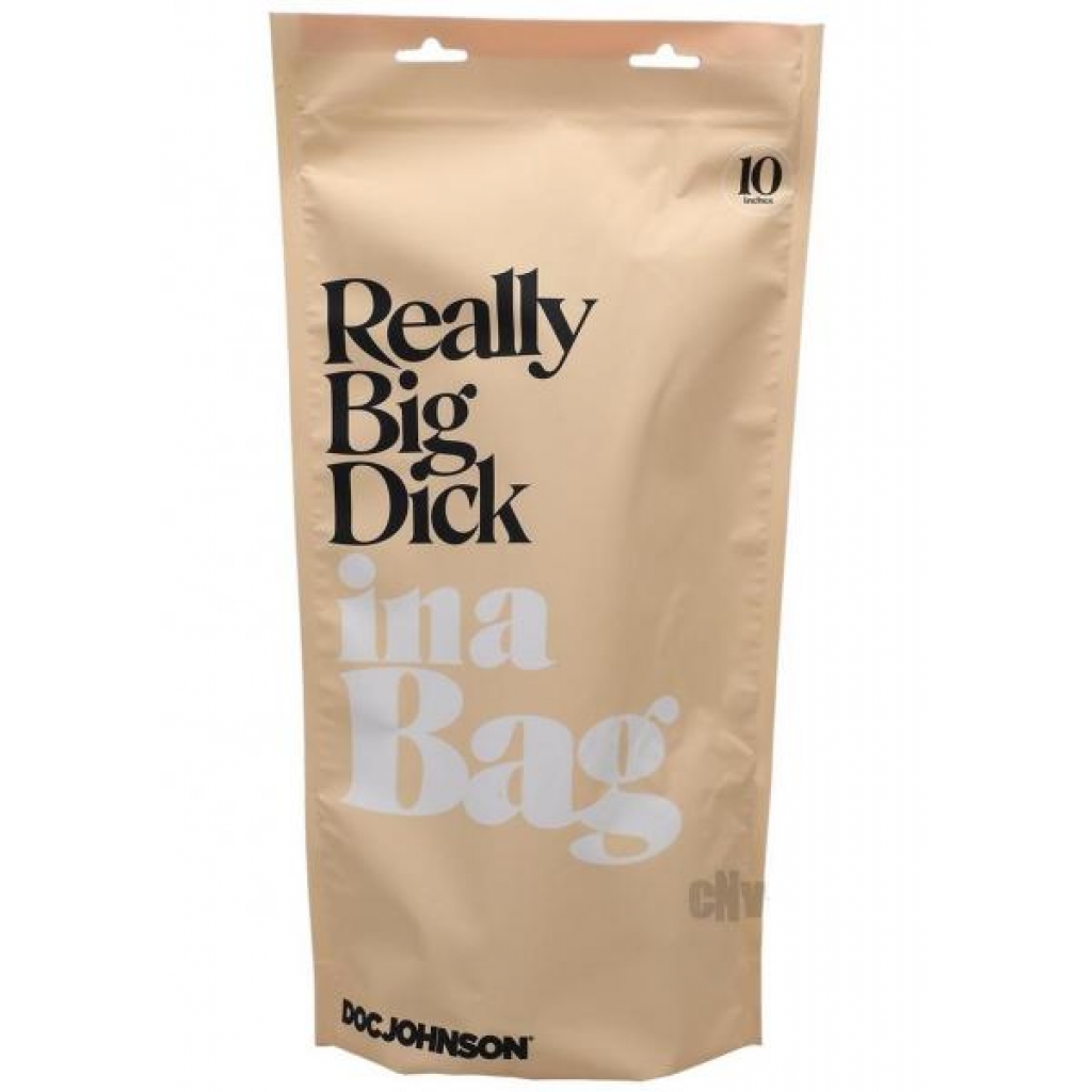 In A Bag Really Big Dick 10in Clear - Huge Dildos