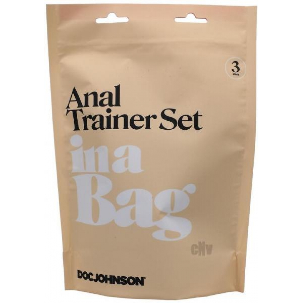 In A Bag Anal Trainer Kit Black - Anal Plugs