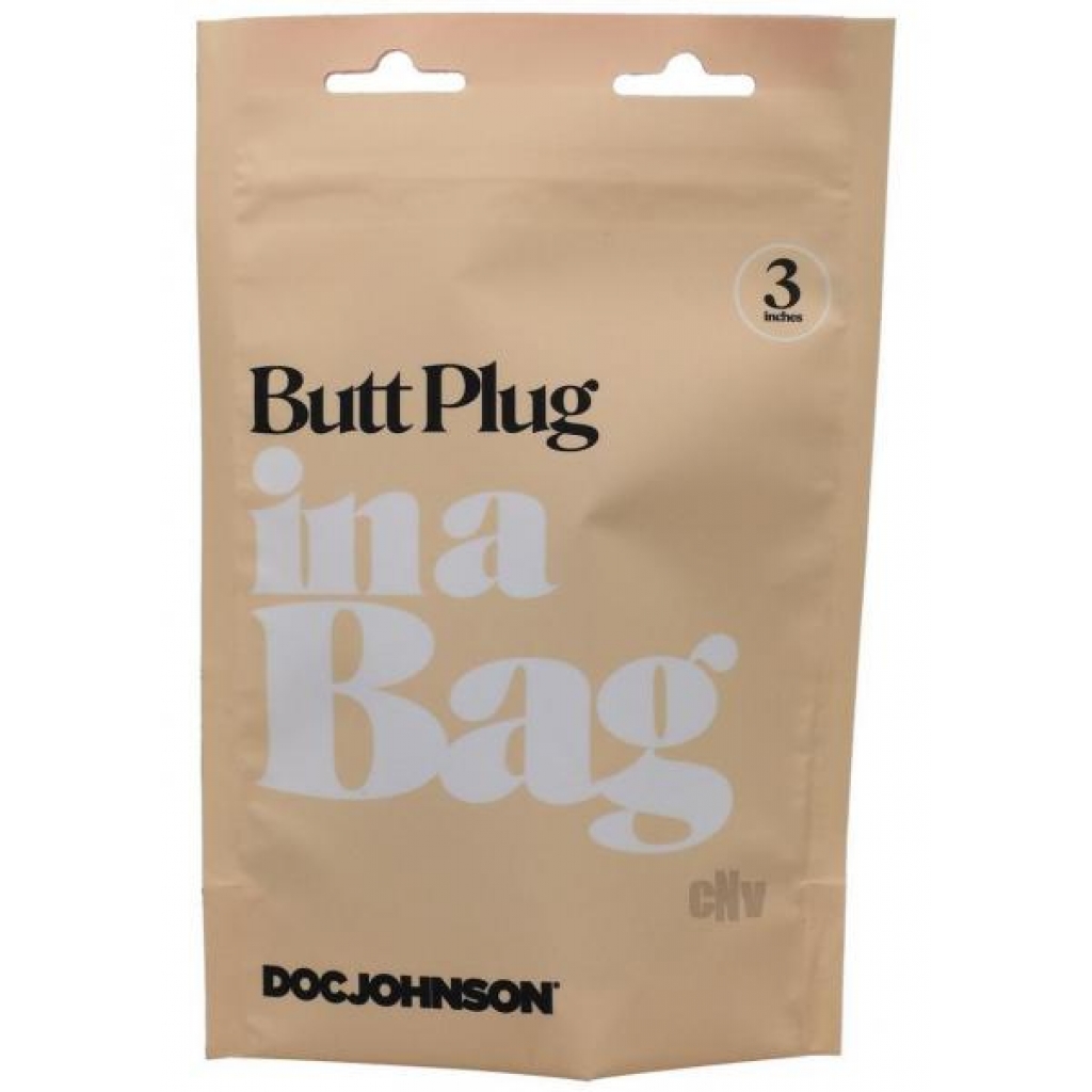 In A Bag Anal Plug 3in Black - Anal Plugs