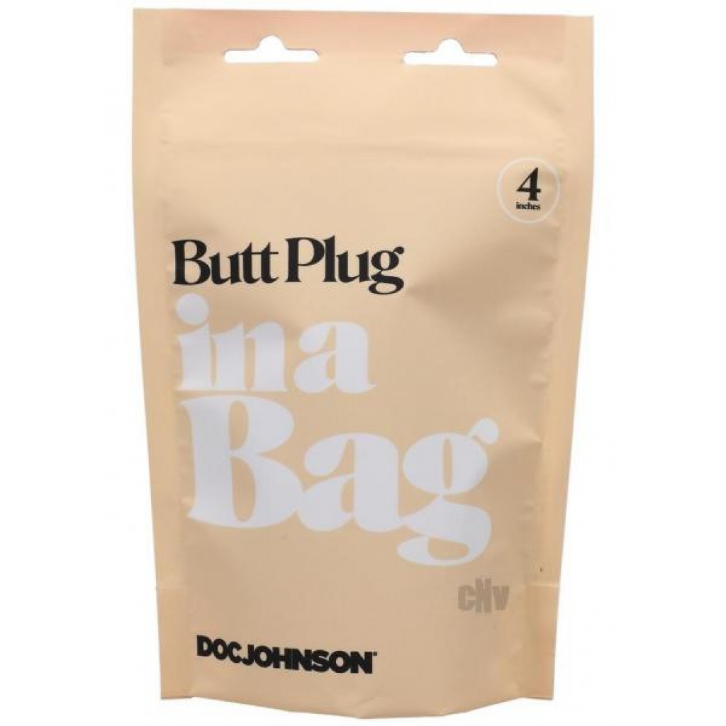 In A Bag Anal Plug 4in Black - Anal Plugs