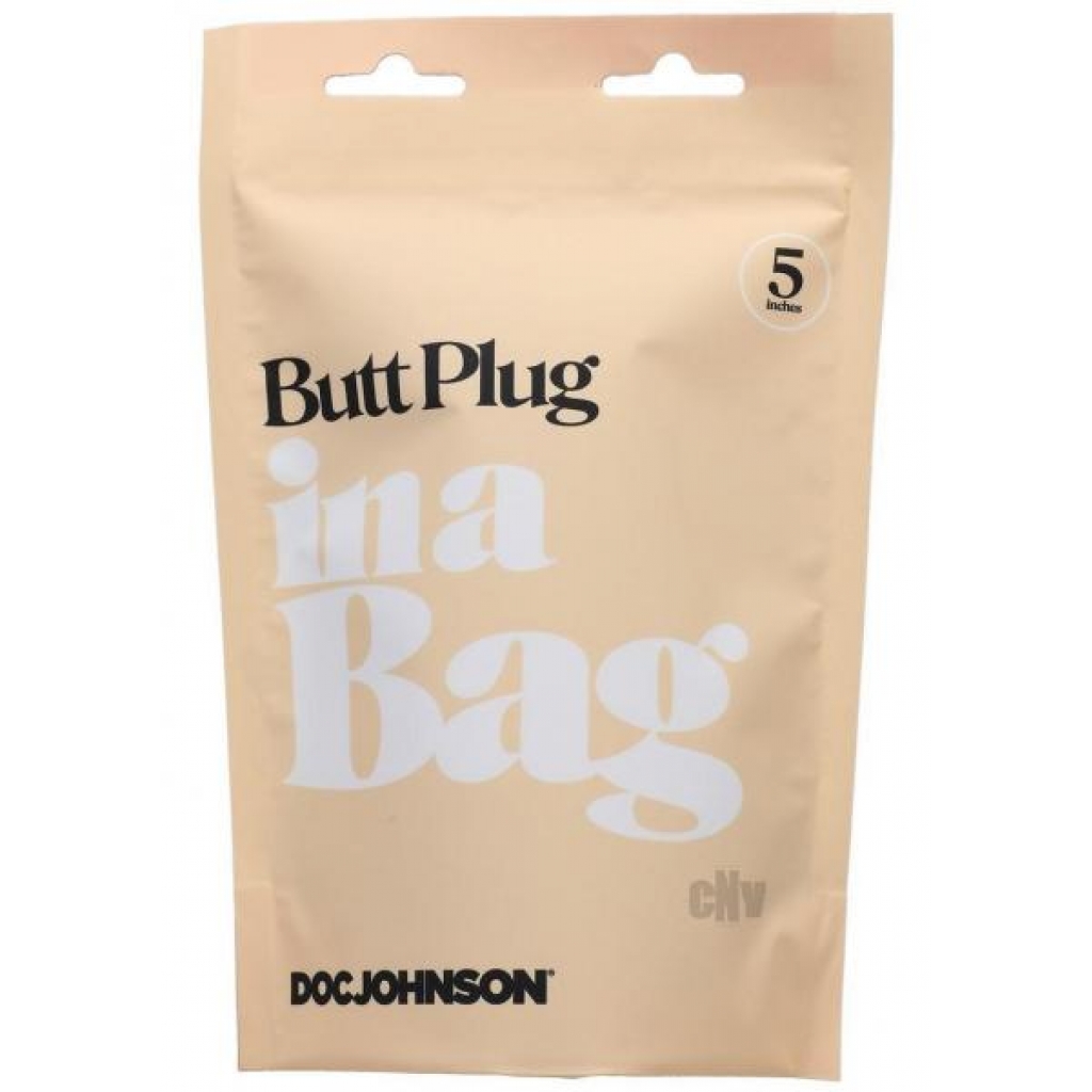 In A Bag Anal Plug 5in Black - Anal Plugs