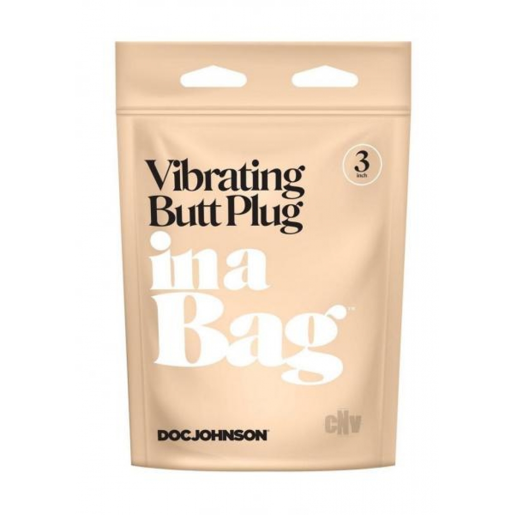 In A Bag Vibrating Butt Plug 3 Black - Anal Plugs