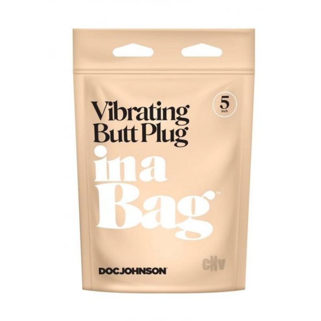 In A Bag Vibrating Butt Plug 5 Black - Anal Plugs