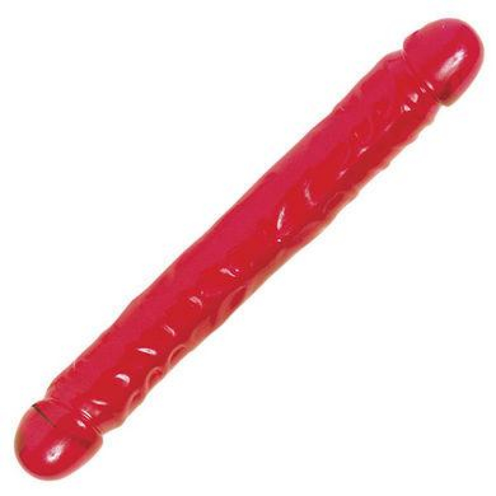 Vivid Essentials 12 inches Double Dong Red - Double Dildos