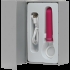 iVibe Select iPlease Silicone Grip Ring Pink White Vibrator - Bullet Vibrators