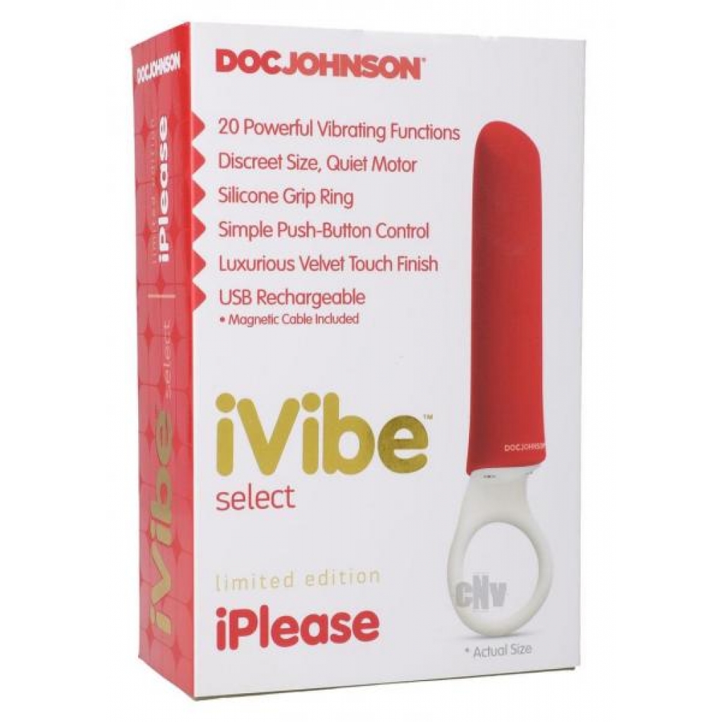 Ivibe Select Iplease Limited Ed Red - Bullet Vibrators