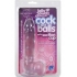 Jelly Jewels Cock And Balls With Suction Cup 8 Inch Diamond - Realistic Dildos & Dongs