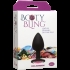 Booty Bling Small Black Plug Pink Stone - Anal Plugs