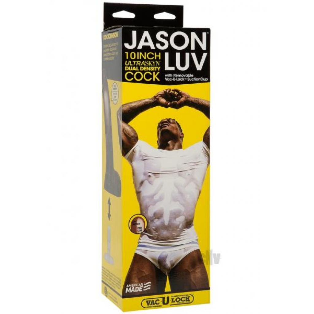 Jason Luv 10 inches Ultraskyn Cock Dildo - Brown