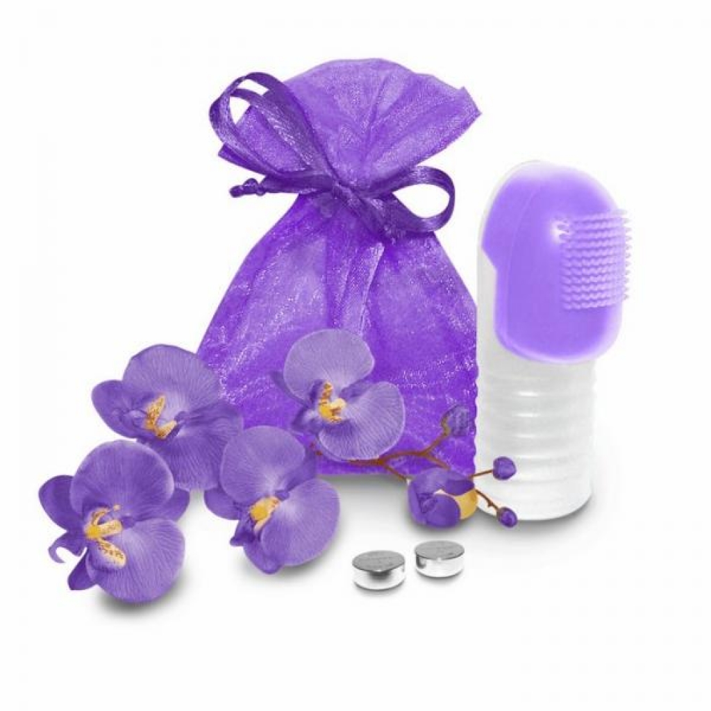 Fuzu Fingertip Massager Neon Purple - Finger Vibrators