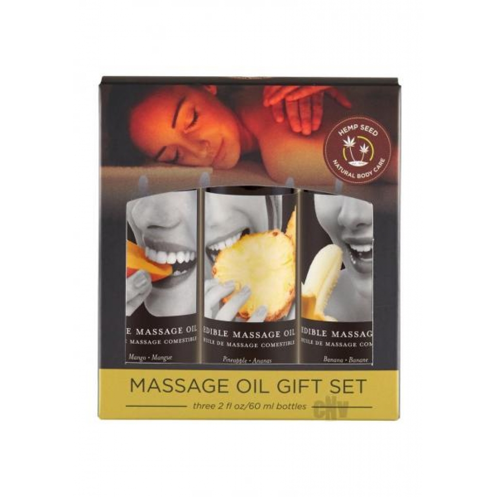 Tropical Massage Oil Trio - Babydolls & Slips