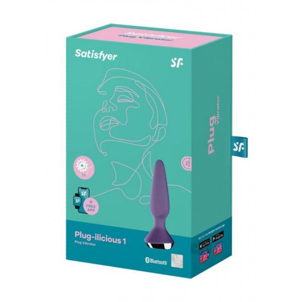 Satisfyer Plug-ilicious 1 Purple - Anal Plugs