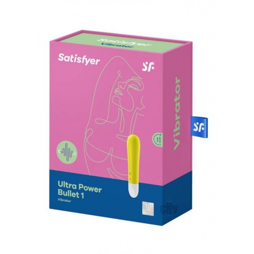 Satisfyer Ultra Power Bullet 1 Yellow - Bullet Vibrators