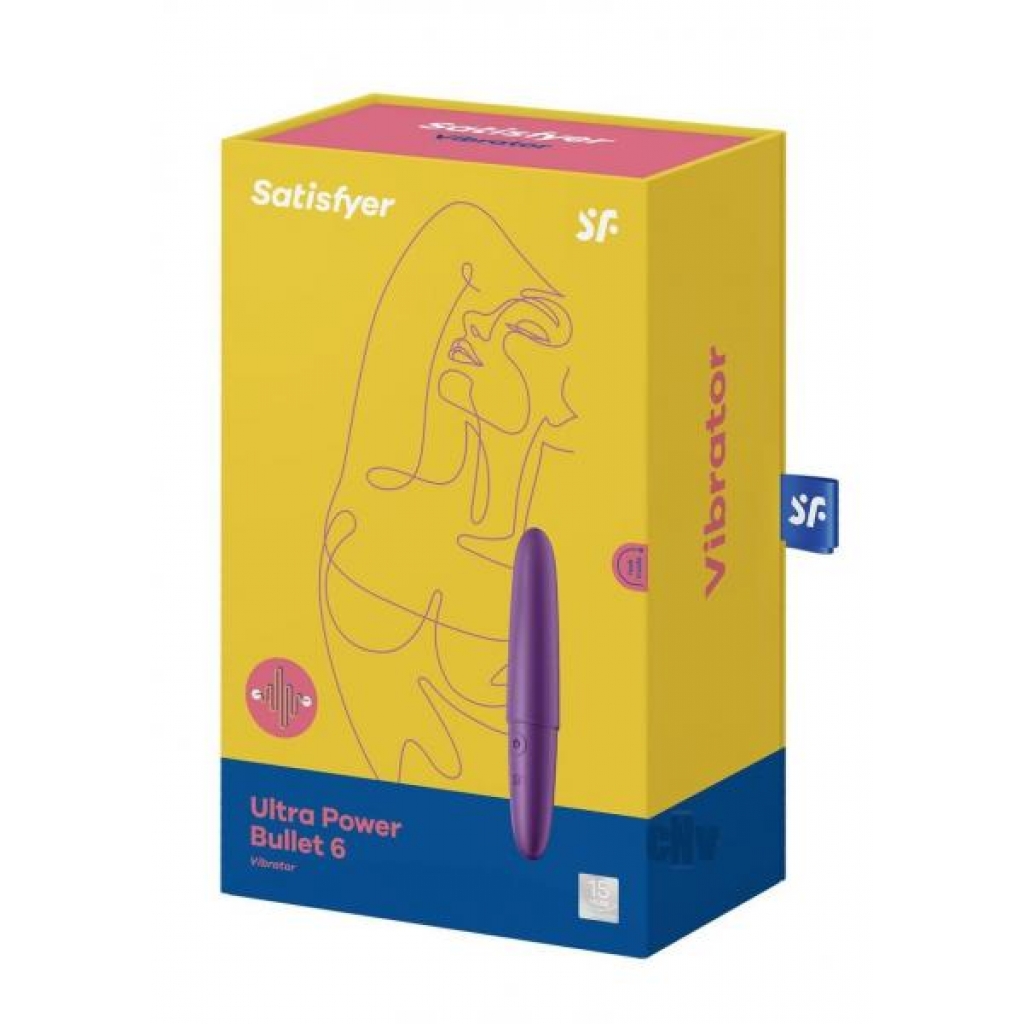 Satisfyer Ultra Power Bullet 6 Purple - Bullet Vibrators