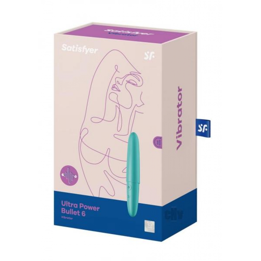 Satisfyer Ultra Power Bullet 6 Teal - Bullet Vibrators