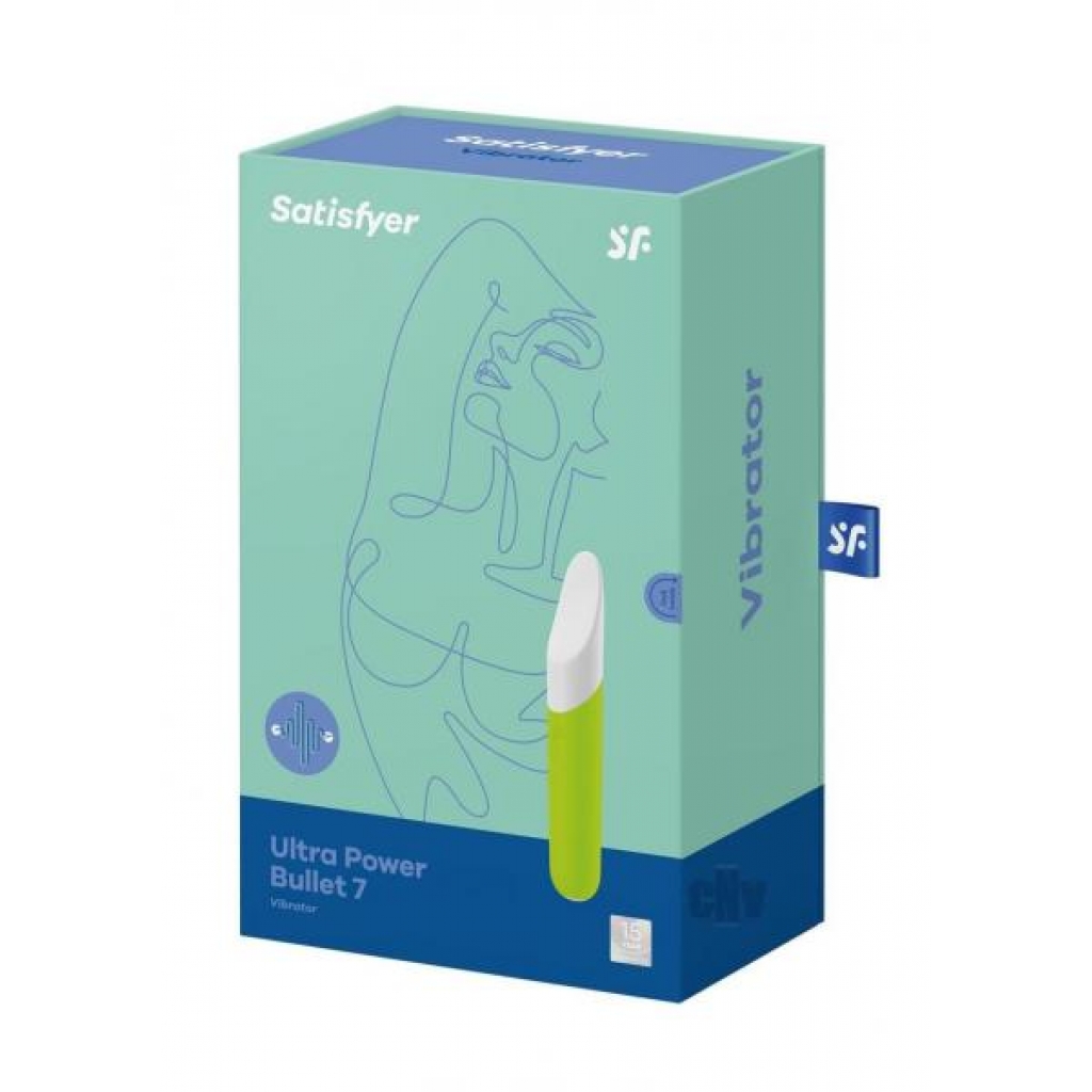 Satisfyer Ultra Power Bullet 7 Green - Bullet Vibrators