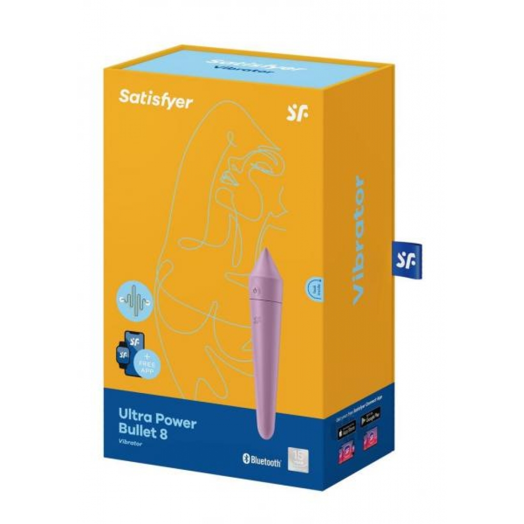 Satisfyer Ultra Power Bullet 8 Lavender - Bullet Vibrators