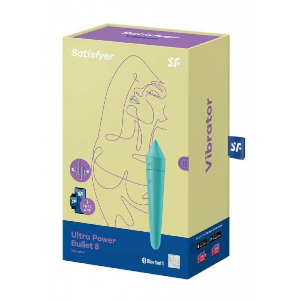 Satisfyer Ultra Power Bullet 8 Teal - Bullet Vibrators