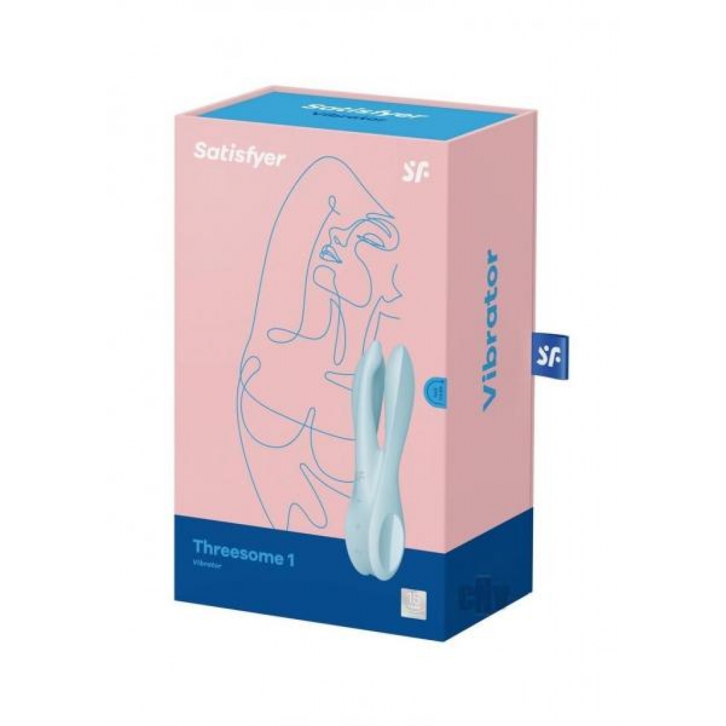 Satisfyer Threesome 1 Light Blue - Clit Cuddlers