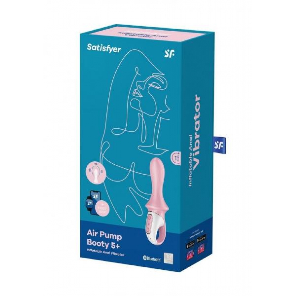 Satisfyer Air Pump Booty 5+ Red - Luxury