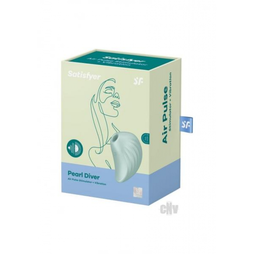 Satisfyer Pearl Diver Mint - Clit Suckers & Oral Suction