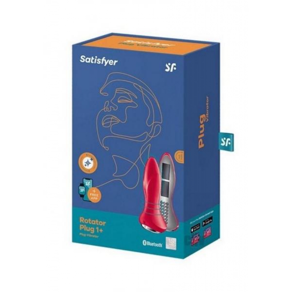 Satisfyer Rotator Plug 1 Plus Red - Anal Plugs