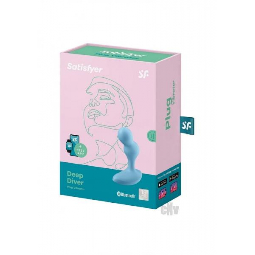 Satisfyer Deep Diver Lt Blue - Anal Plugs