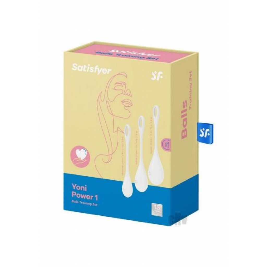 Satisfyer Yoni Power 1 White - Anal Trainer Kits