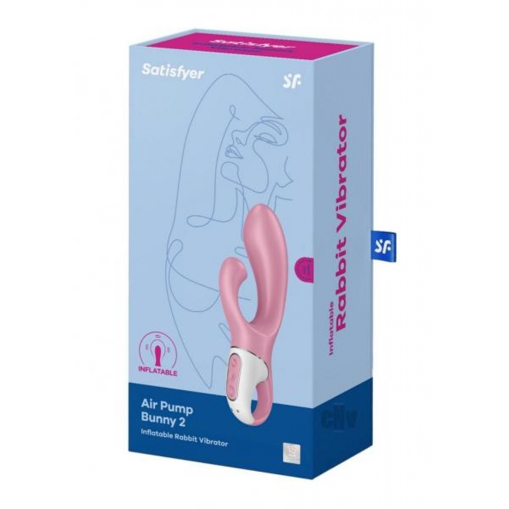 Satisfyer Air Pump Bunny 2 Pink - Prostate Toys