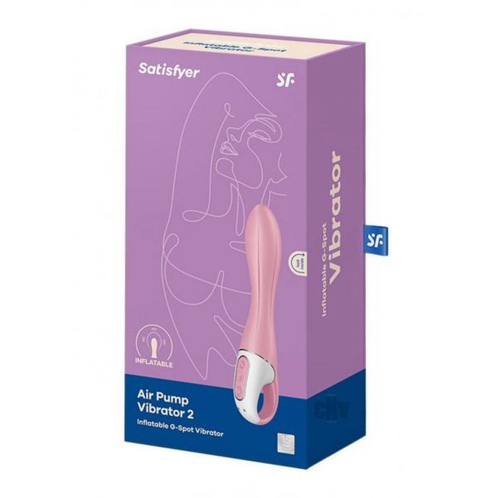 Satisfyer Air Pump Vibrator 2 Pink - G-Spot Vibrators