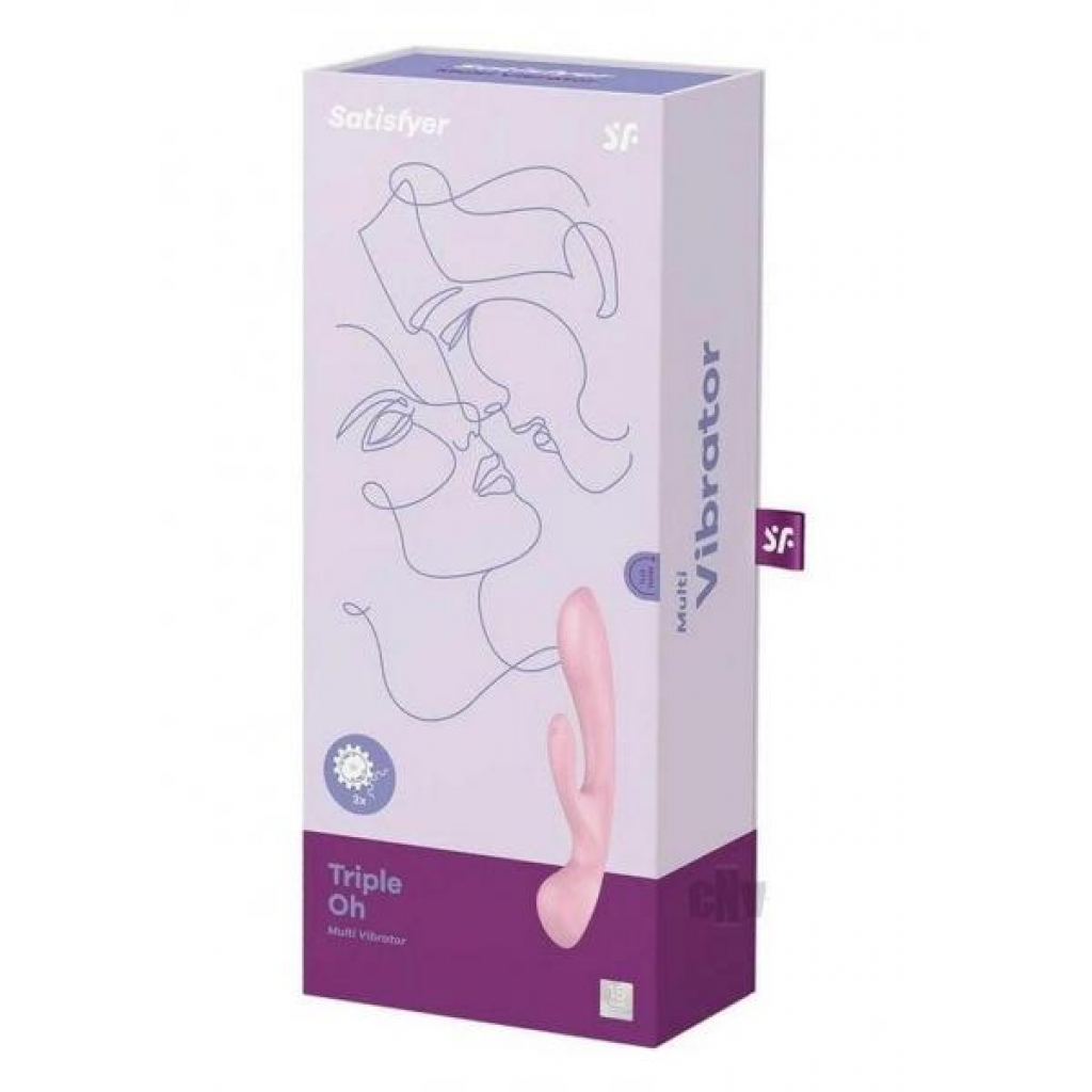 Satisfyer Triple Oh Pink - Rabbit Vibrators