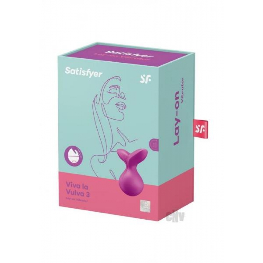 Satisfyer Viva La Vulva 3 Violet - Clit Cuddlers