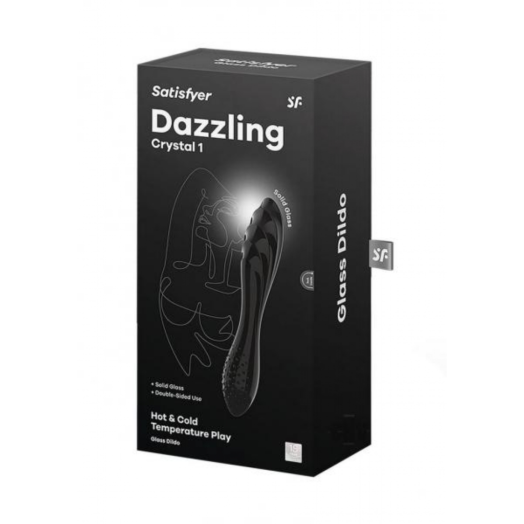 Satisfyer Dazzling Crystal 1 Black - Realistic Dildos & Dongs