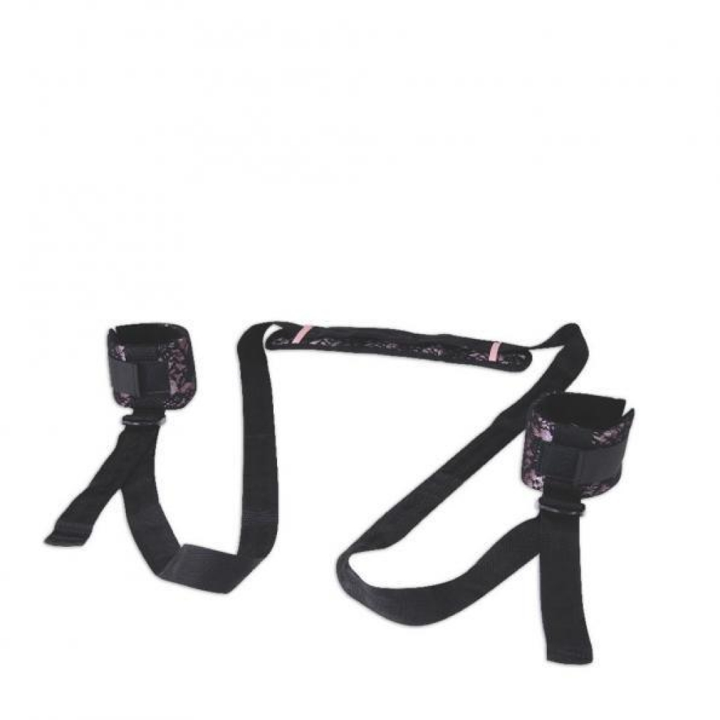 Lux Fetish Position Pal Sex Sling Black - Sex Swings & Slings