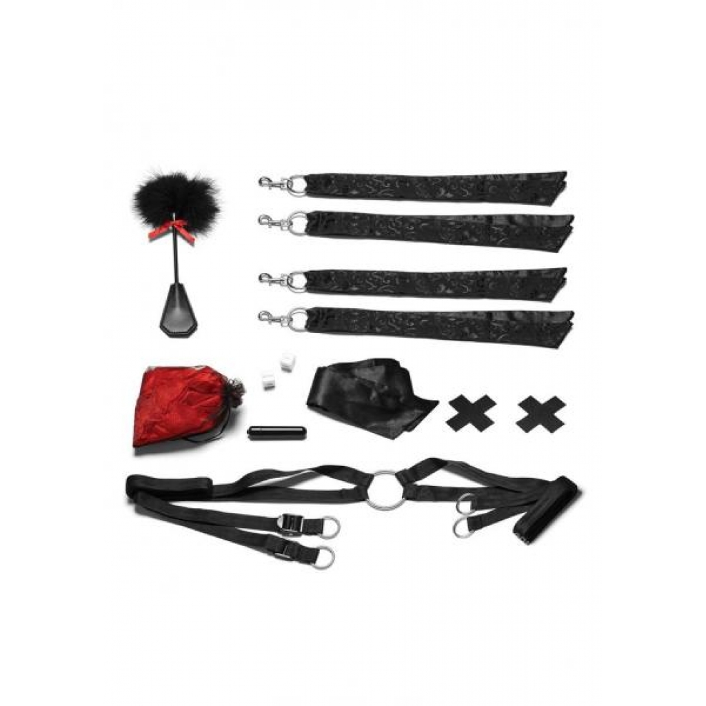 Night Of Romance Cuffs & 6 Piece Bed Spreader Set